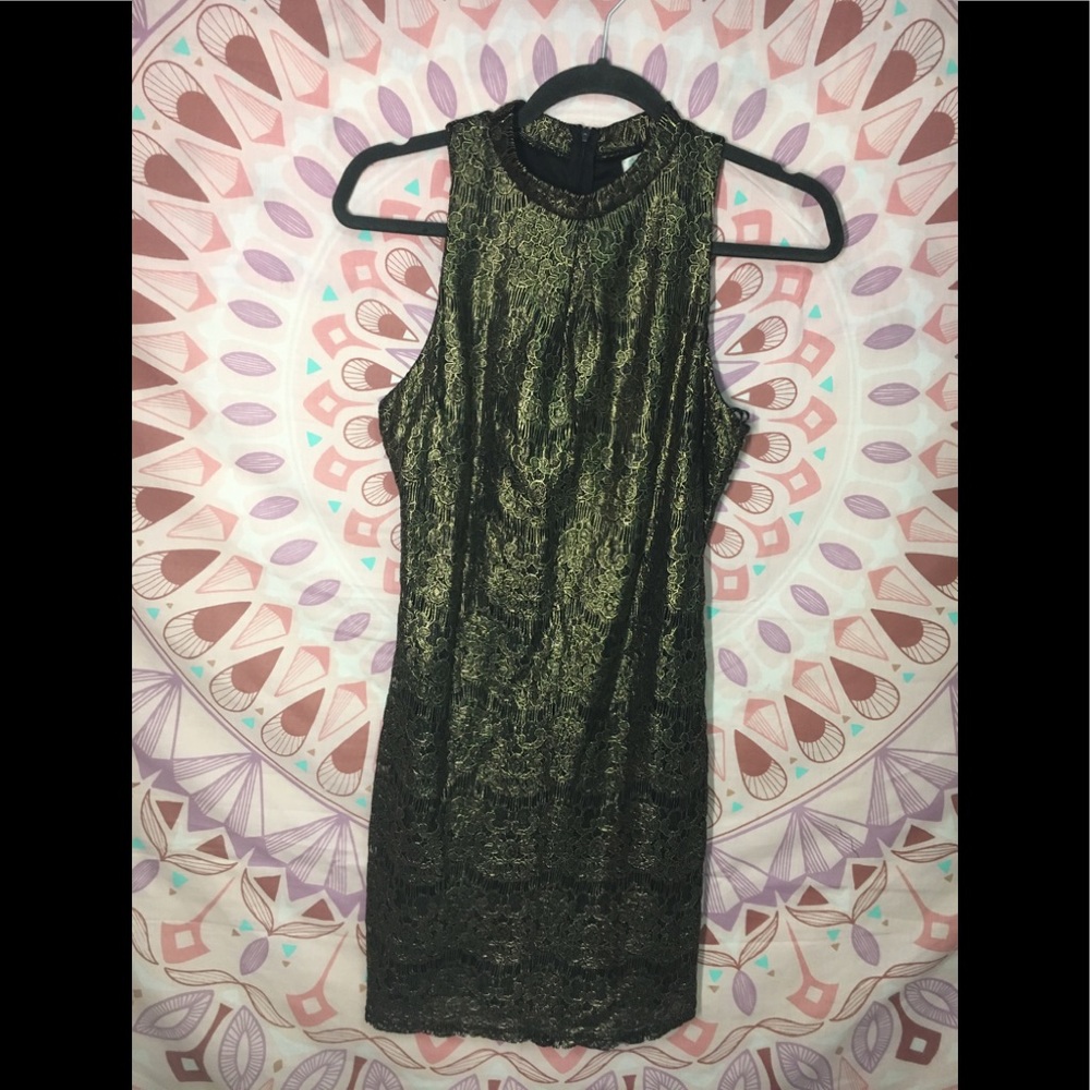 Love Fire Gold Dress